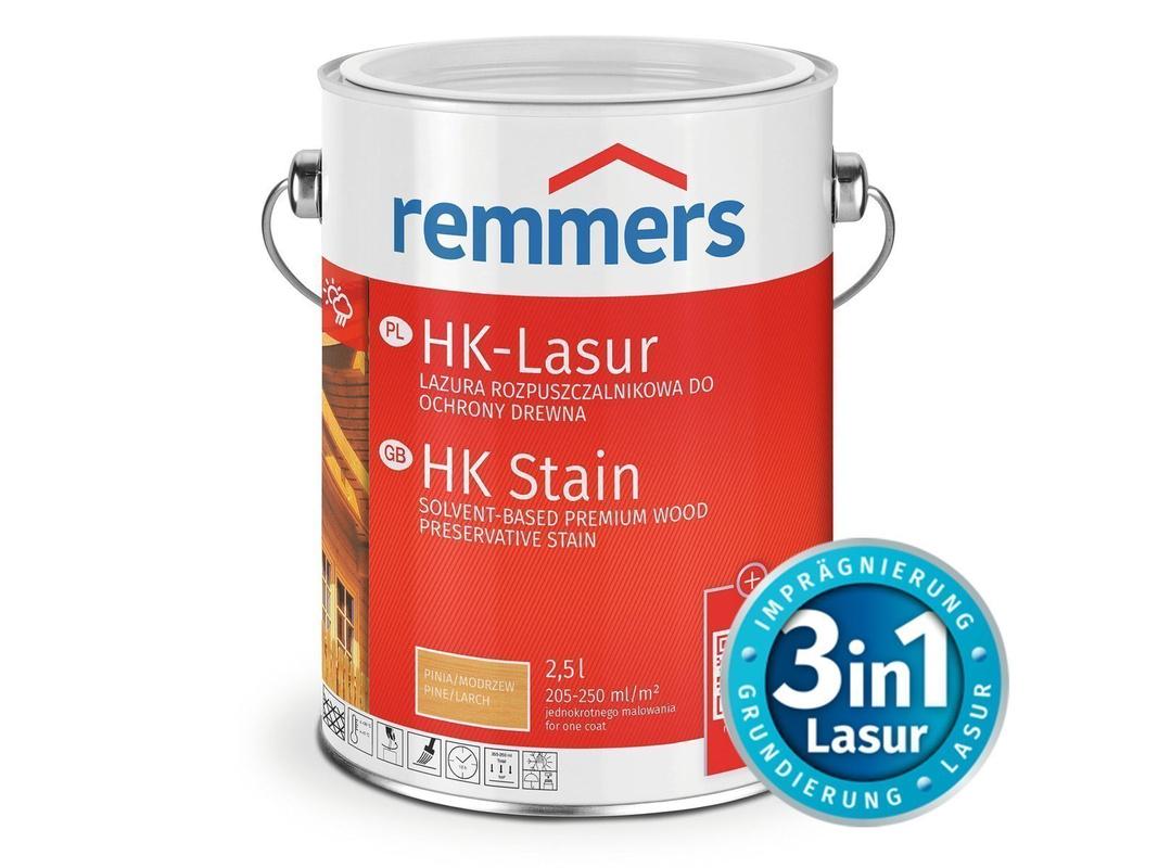 Remmers HK-Lasur impregnat do drewna 5 L HEMLOK